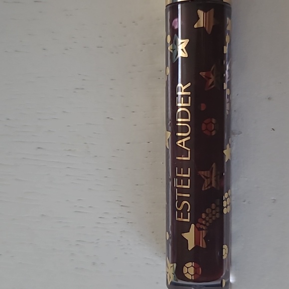 Estee Lauder lip gloss divine plum with make up bag - Picture 2 of 4